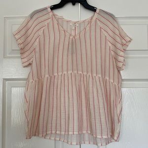 Linen Babydoll Top